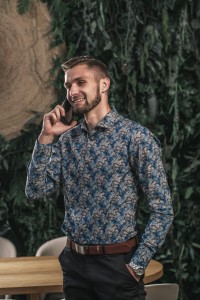 Koszula z motywem safari, button down,  V008DR8 