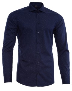 Granatowa Koszula w delikatne wzory Oliver S331DR8